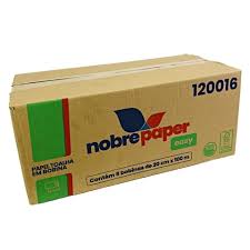 Toalha Bobina Nobre Easy 100% Celulose 8x100mts