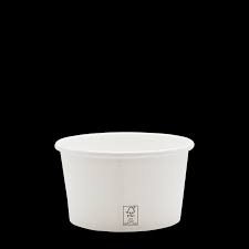 Pote Papel 450ml Branco FSC 25 unids