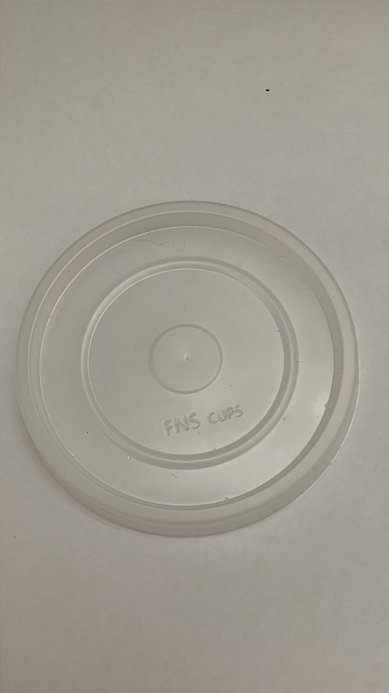 Tampa Pote Papel 100ml Plastica (PET) 50 unids