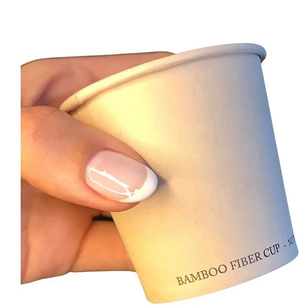 Copo Papel 110ml Fibra de Bambu (P.E.) 50 unids