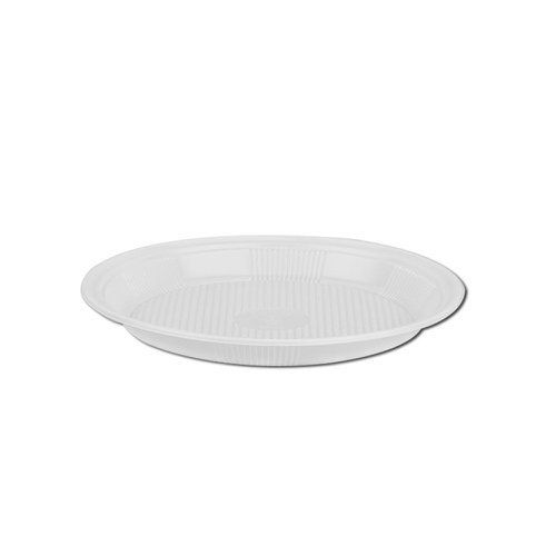 Prato Plastico 15cm Branco Copaza c/10