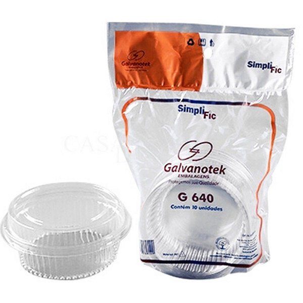 Galvanotek G640 Embalagem Doce redondo 170ml c/10 unids