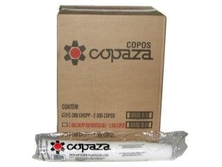 Copo descartavel 300ML Translucido Copaza 2000 unids