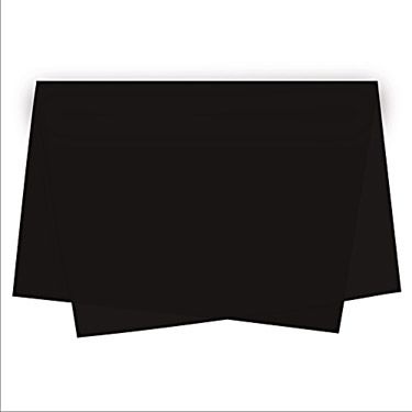 Papel Seda Preto c/ 100 unids