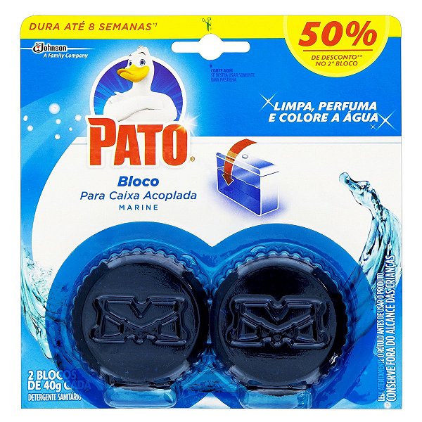 Bloco Sanitario Pato Cx Aclopada Marine 48gs unid