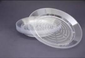 Prato Acrilico 15cm Redondo Elite Cristal 20pctsx10 unids