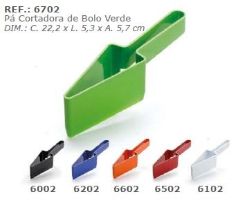 Pá plastica cortador vermelha unid