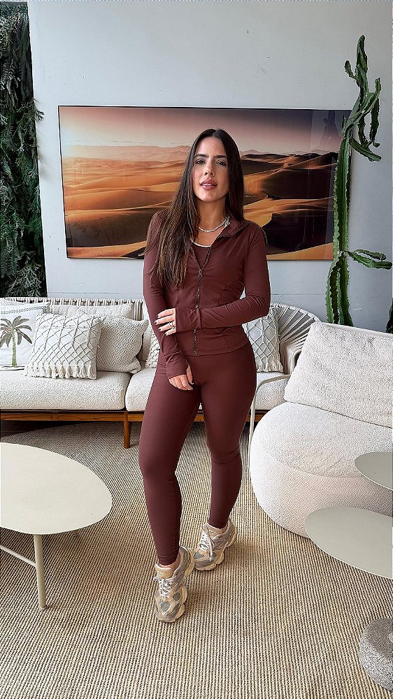 Jaqueta Modeladora Marrom