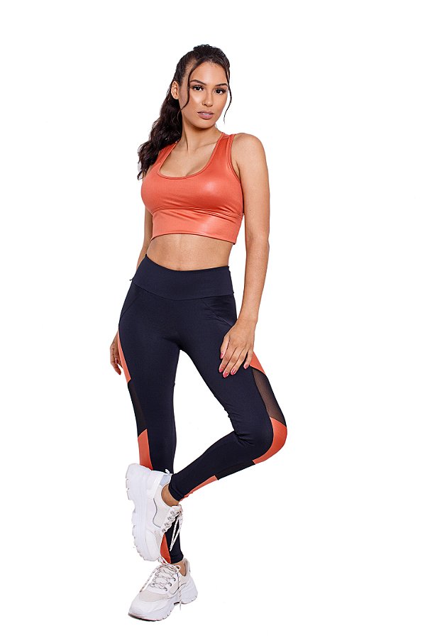 Conjunto Fitness Cintura Alta Terra