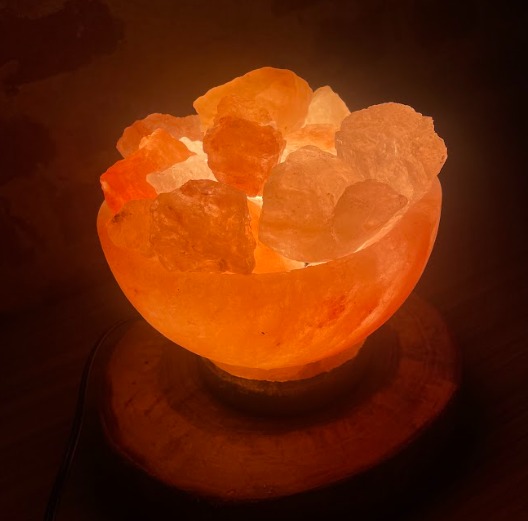 Luminária de Sal Rosa do Himalaia - Bowl