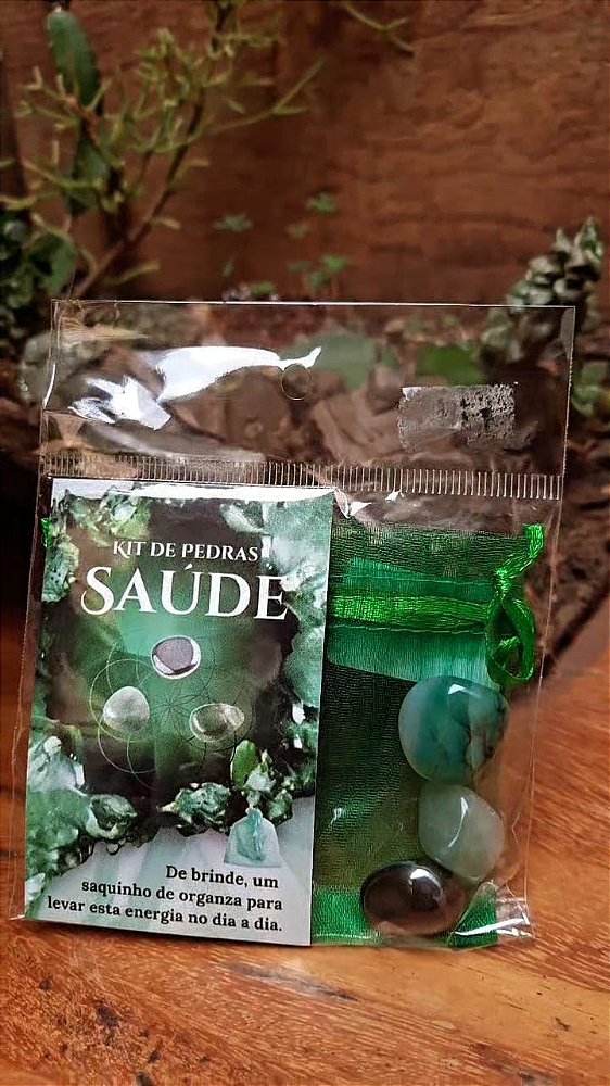 Kit de Pedras Saúde