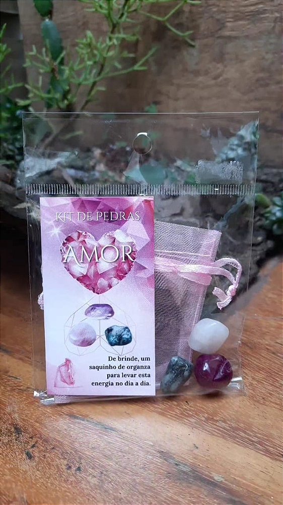 Kit de Pedras Amor