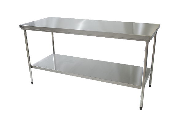 Mesa de Manipulação Tampa Lisa Com Paneleiro