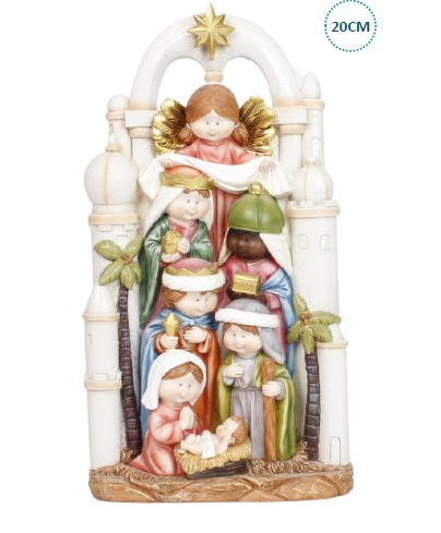 8539.Presépio Resina 20x11cm