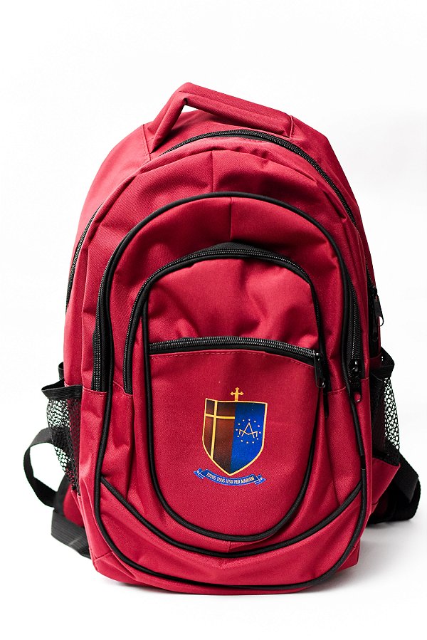 Mochila brasão Fratê vermelha