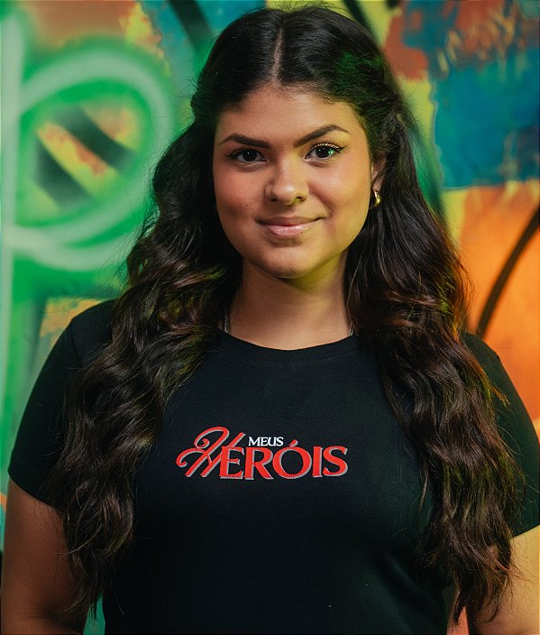 Camiseta Meus Herois 2025 Baby Look
