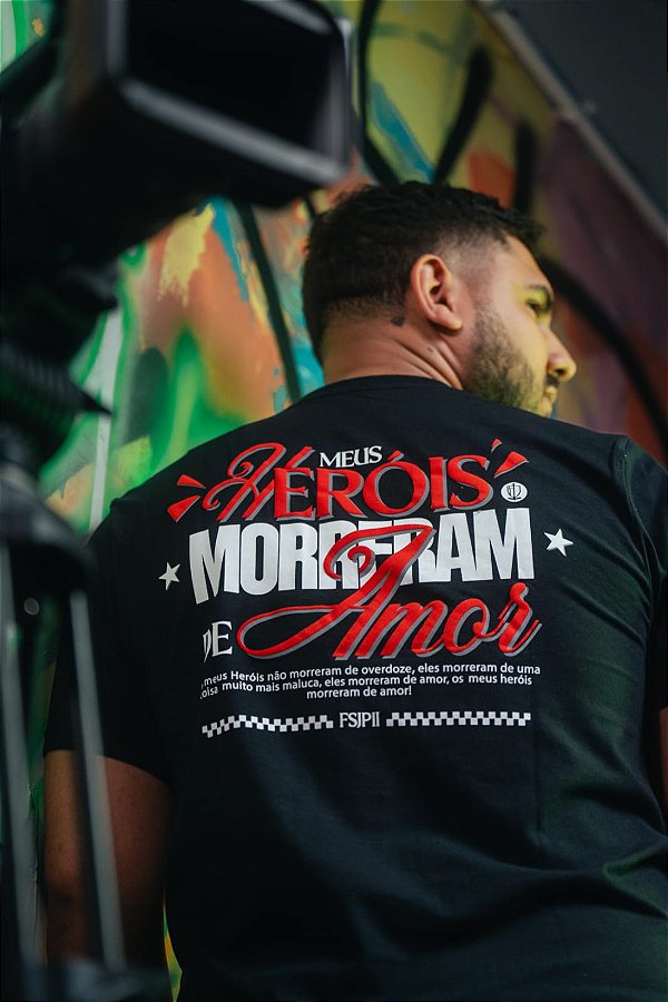 Camiseta Meus herois 2025 Long Line