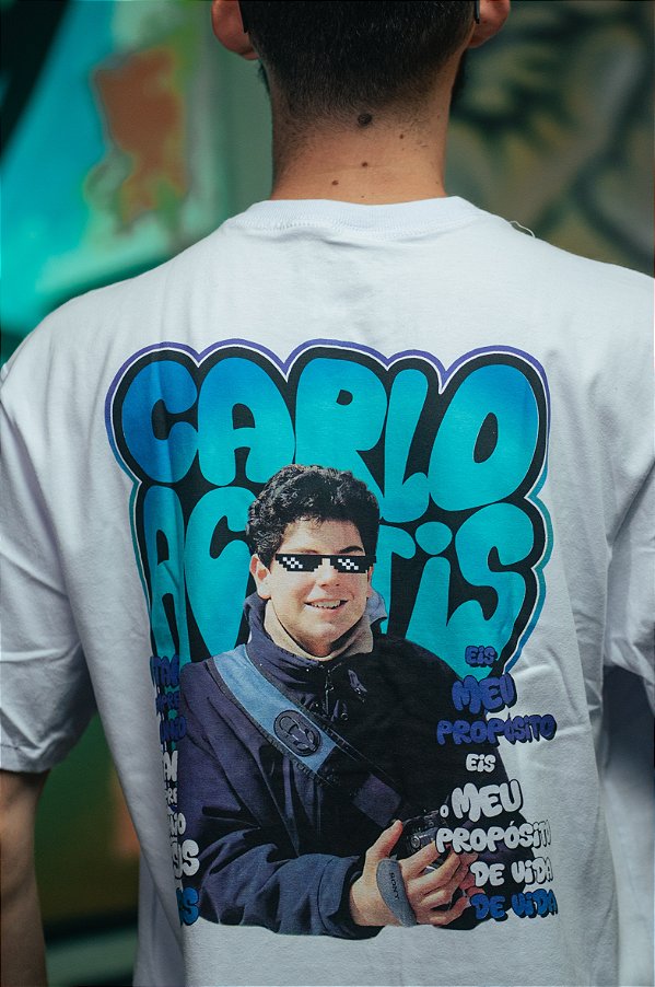 Camiseta Carlo Acutis Oversized