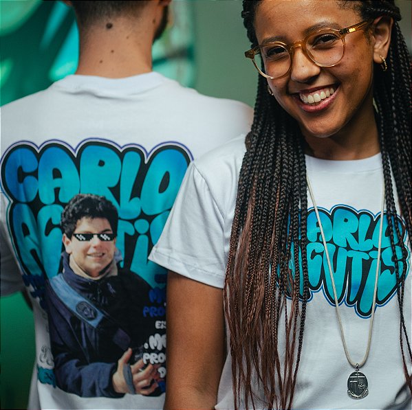 Camiseta Carlo Acutis Baby Look