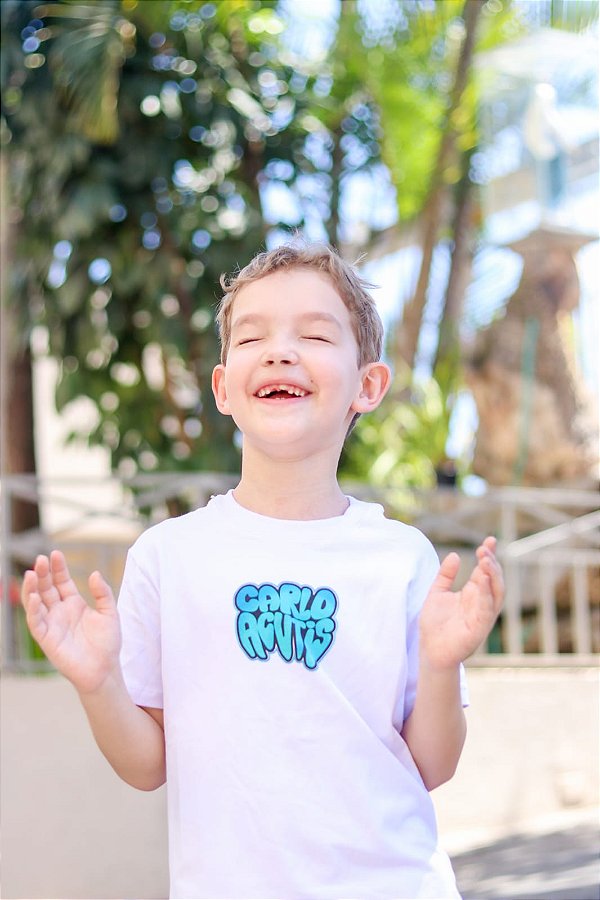 Camiseta Infantil Carlo Acutis