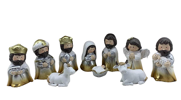 PRESEPIO RESINA 10 PCS T:7CM