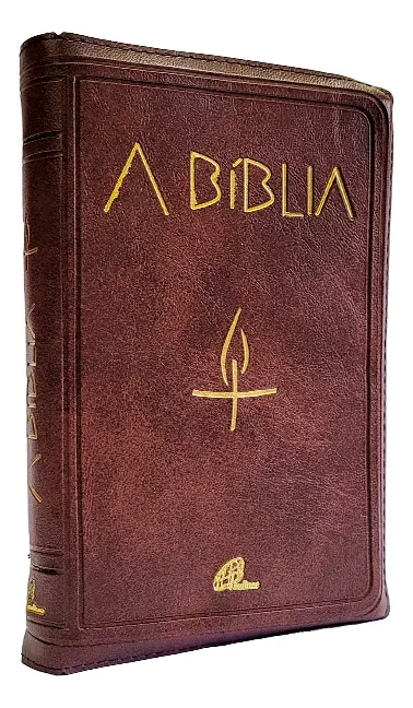 A Biblia - Ziper Marrom