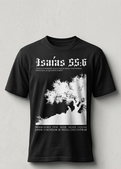 CAMISETA ISAIAS PRETA