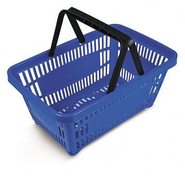 Cestas De Super Mercado  - Kit com 5 cestas de compras