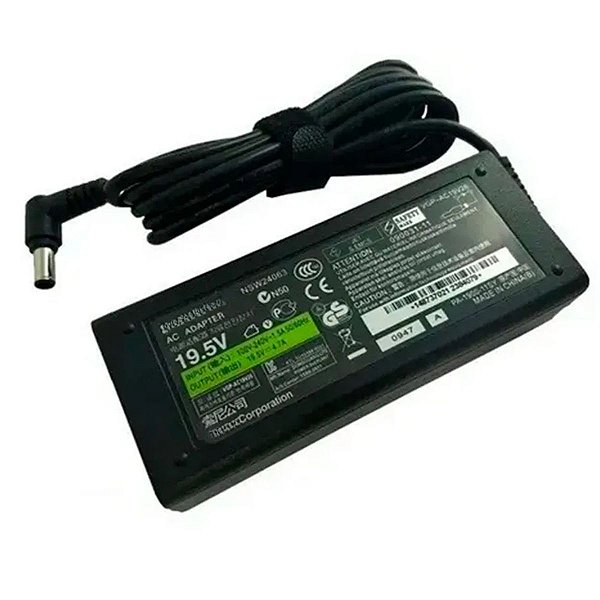 FONTE PARA NOTEBOOK SONY 19.5V 4.7A 90W PLUG (6.5*4.4)