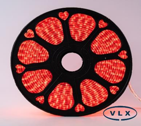 FITA DE LED 110V VERMELHO 5050 60LED + IP67 + 100M (TOMADA)