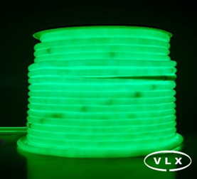 FITA DE LED NEON SILICONADA 110V VERDE 360° 3528 144LED + IP67 + 100M (TOMADA)