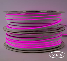FITA DE LED NEON SILICONADA 12V ROXO 3528 60LED + IP67 + 100M