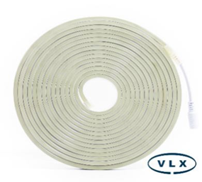 FITA DE LED NEON SILICONADA 12V BRANCO QUENTE (3000K) 60LED + IP67 + 5M