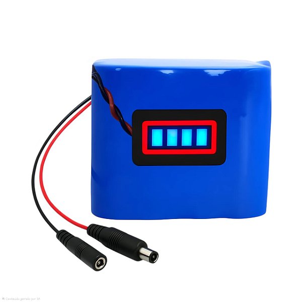 Bateria Li-ion 12v 13000mah C/bms E Indicdor De Carga