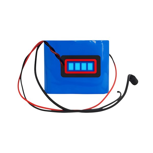 Bateria Li-ion 14.8V 5200mah C/ Indicador De Carga E Bms 4s