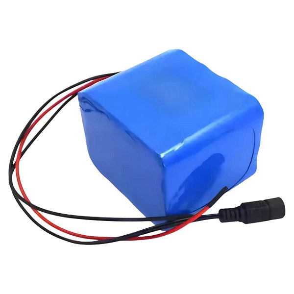 Bateria De Lítio 12v 8000 Mah Recarregável Led C/ P4 E Bms