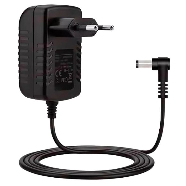 FONTE 7.7V 1A P4 (5.5MM X 2.1MM) 90º PAREDE