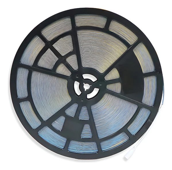 FITA DE LED COB 12V BRANCO QUENTE (3000K) 3528 360LED + IP20 + 50M