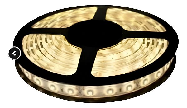 FITA DE LED 12V BRACO NEUTRO (4000K) C/SILICONE 3528 60LED + IP65 + 5M