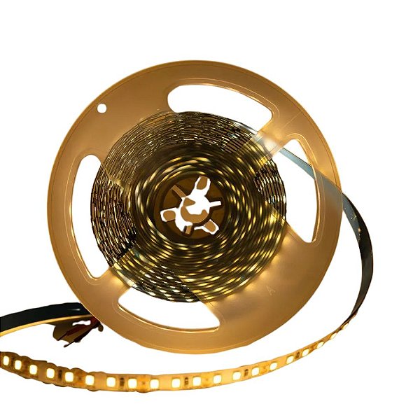 FITA DE LED 127V BRANCO QUENTE 3528 120LED + IP44 + 10M BQ