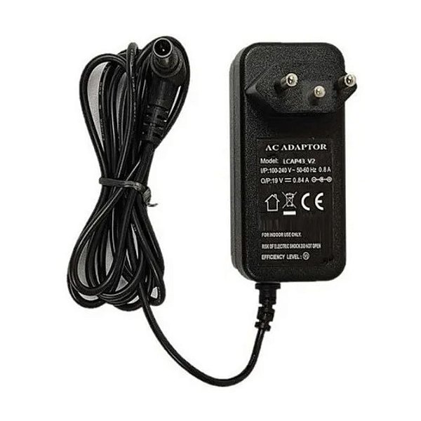 FONTE PARA MONITOR LG 19V 0.8A 15W PLUG (6.5*4.4)
