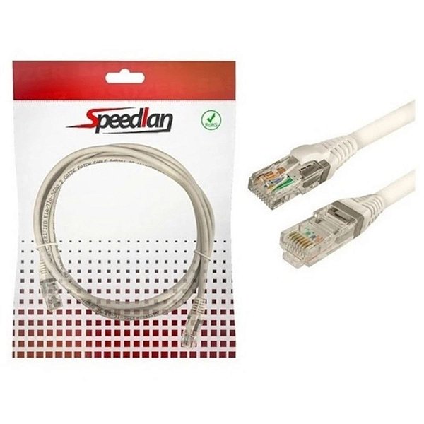 CABO DE REDE CAT5E PATCH CORD RJ45 CINZA (2MTS)