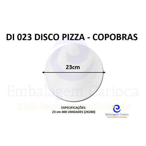 DI 023 DISCO PIZZA 23CM FD.2X200 COPOBRAS