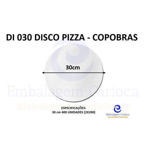 DI 030 DISCO PIZZA 30CM FD.2X200 COPOBRAS