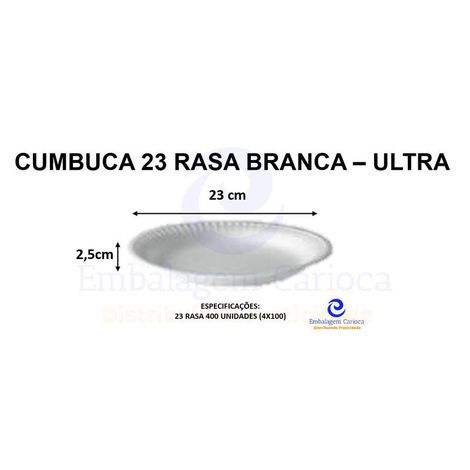 CUMBUCA 23 RASA ISOPOR FD 4X100 ULTRA 23CM