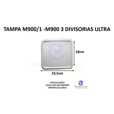 TAMPA M900/1 - M900/3 DIVISORIAS FD C/300 ULTRA 23,5X18