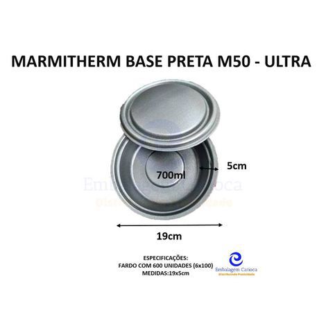 MARMITHERM BASE PRETA M50 FD/6X100 ULTRA 19X5,0 700ML