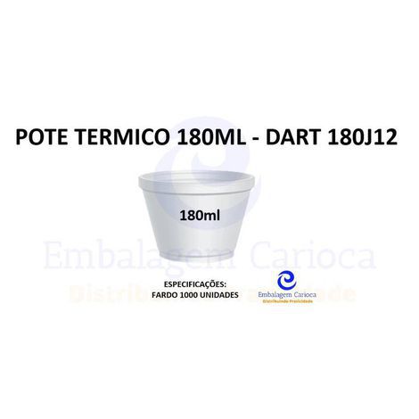 POTE TERMICO 180ML 40X25 DART 180J12