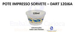 POTE IMPRESSO SORVETE 120ML 40X25 DART 120J6A