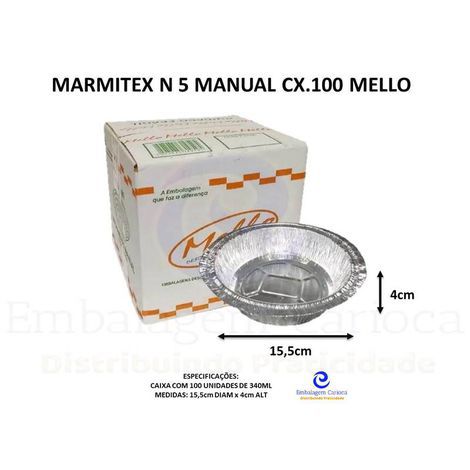 MARMITEX N 5 MANUAL CX.100 MELLO